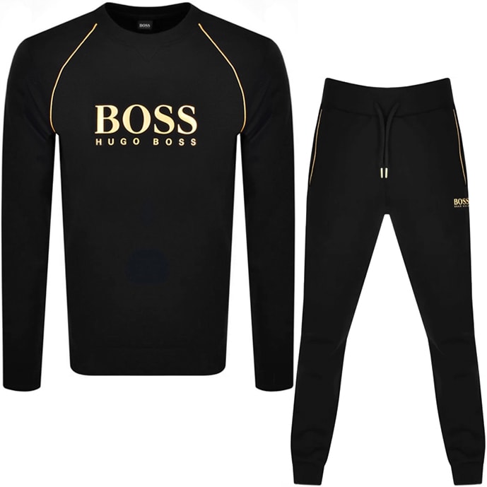 Alternative Image for ProductBOSS Bodywear Logo Tracksuit Black1
